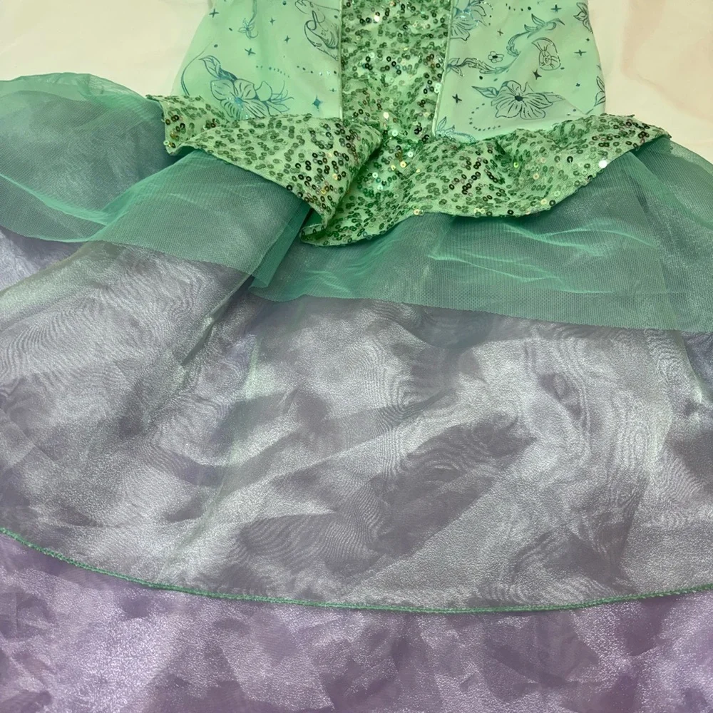New Disney Store The Little Mermaid Ariel Costume Size 9/10 Princess nwot